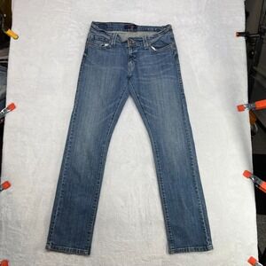 Vintage Levi's 504 Tilted Jeans Women's 7M Blue Denim Low Rise Classic - 28X31
